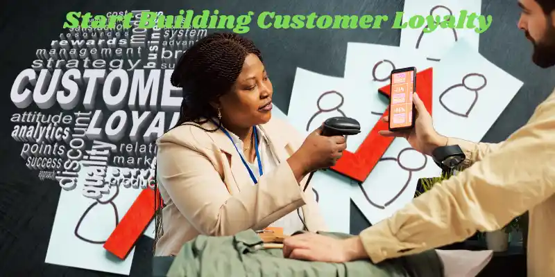 A girl and a boy in shopping mall, Start Building Customer Loyalty content image