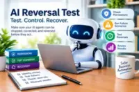 Before You Let an AI Agent Act, Run the Reversal Test