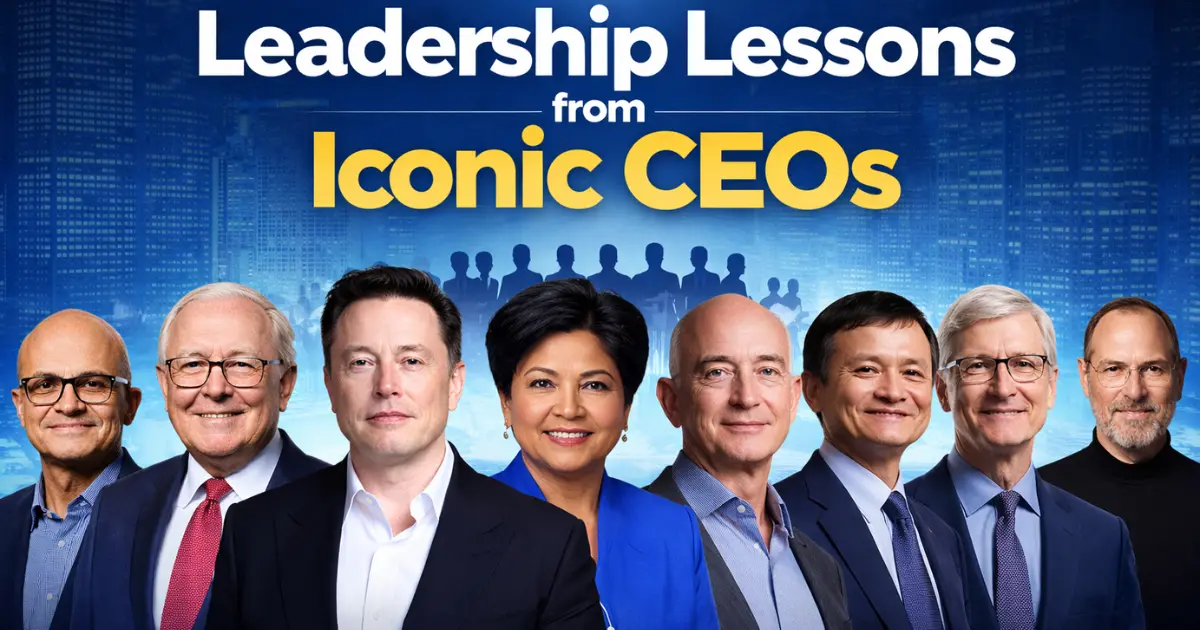 Leadership Lessons from Iconic CEOs Worldwide