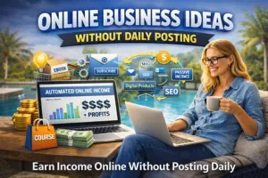 Online Business Ideas Without Daily Posting: Smart Ways to Earn Online